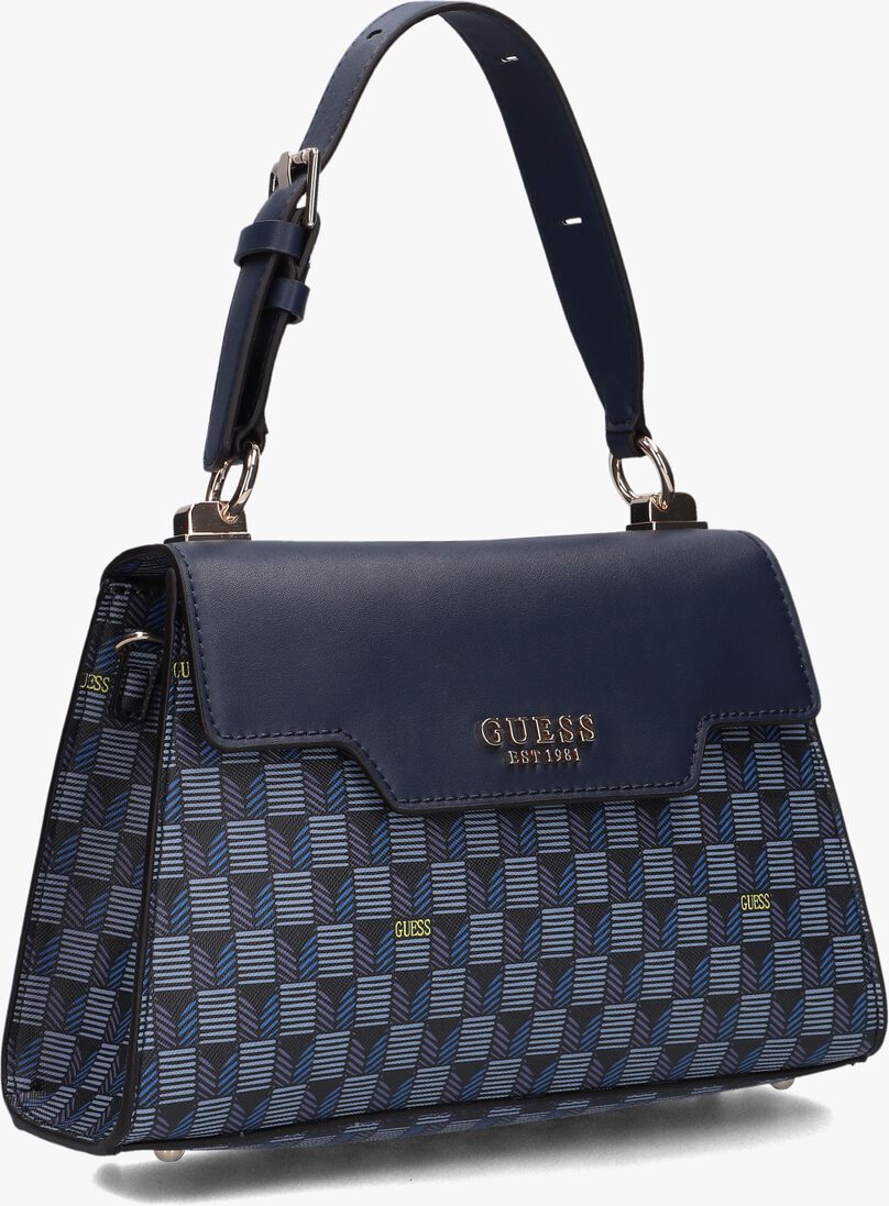 GUESS blauwe guess schoudertas hallie top