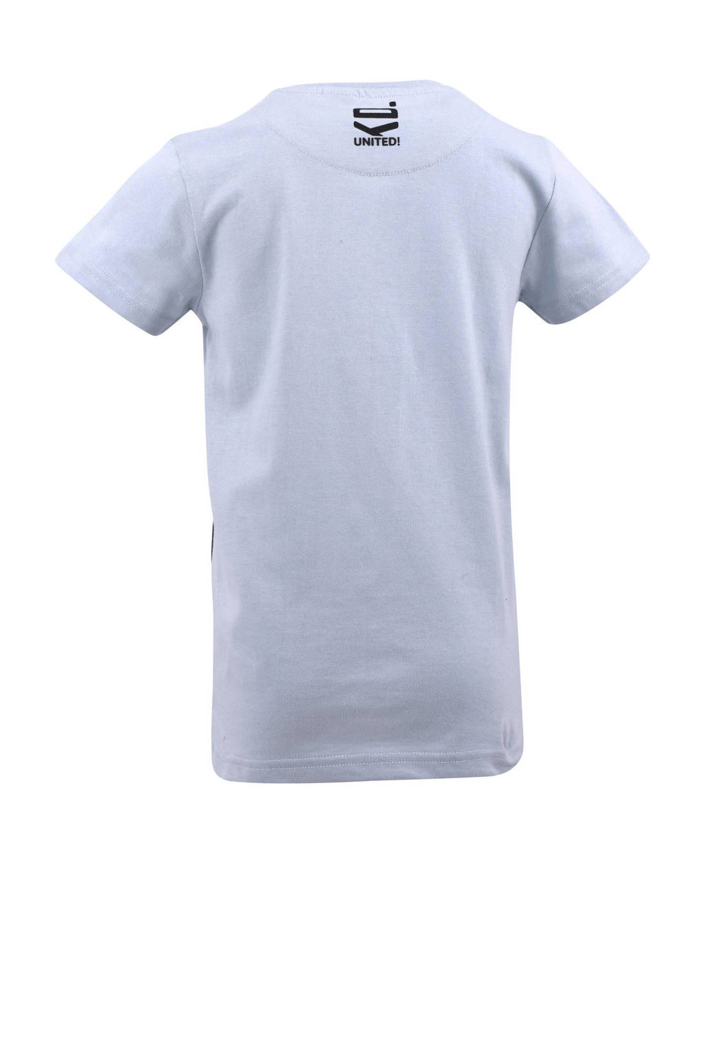 Born by Kiddo United T-shirt Paolo met tekst blauw