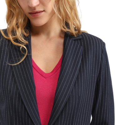 Blazer femme Fluide 1 Bouton PLEASE