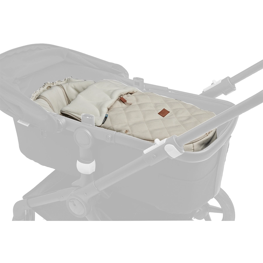 Najell Winterfußsack Quilt Sandy Beige
