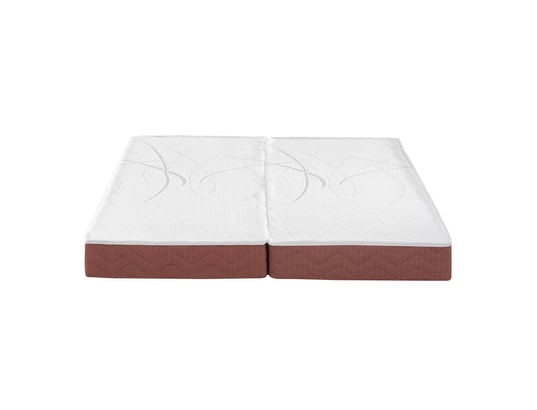 SOMEO - Matelas 100% latex crépuscule 400 clic-clac blanc 70+70x19...