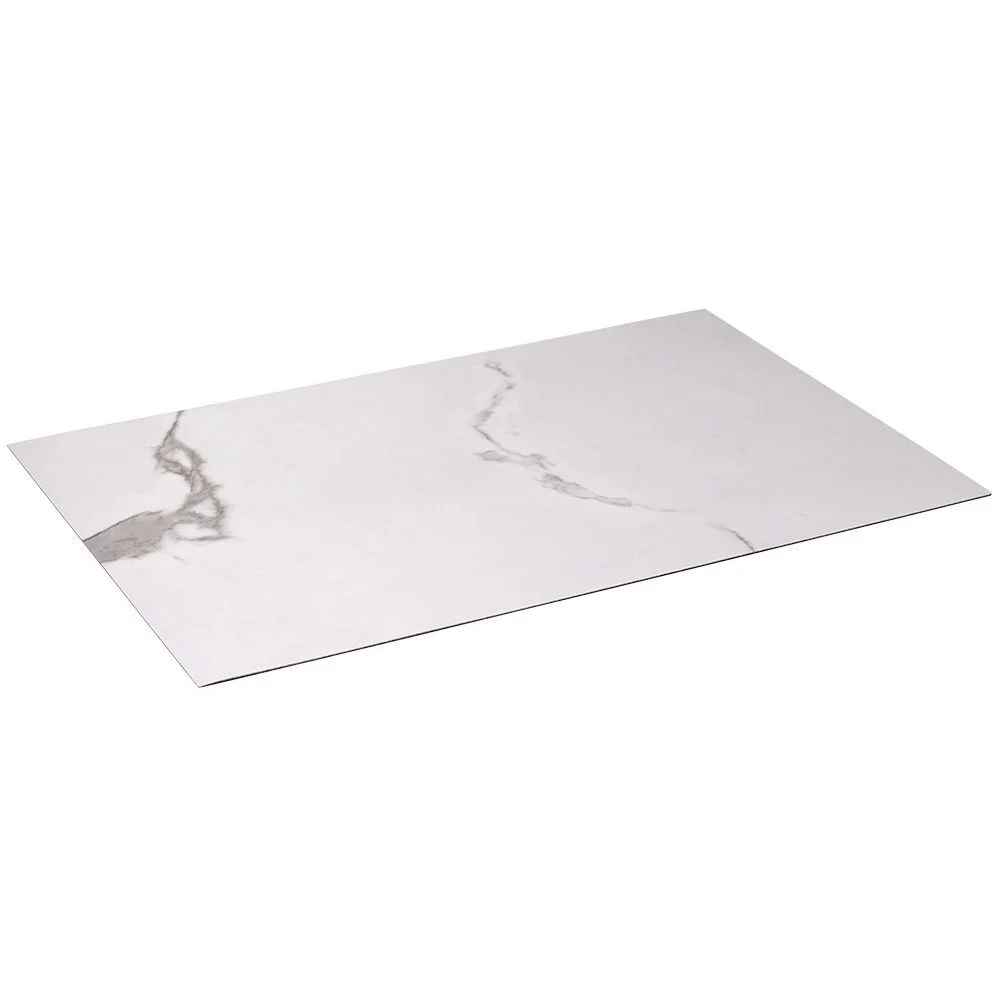 Set de table PVC effet marbre gris 45x30 cm