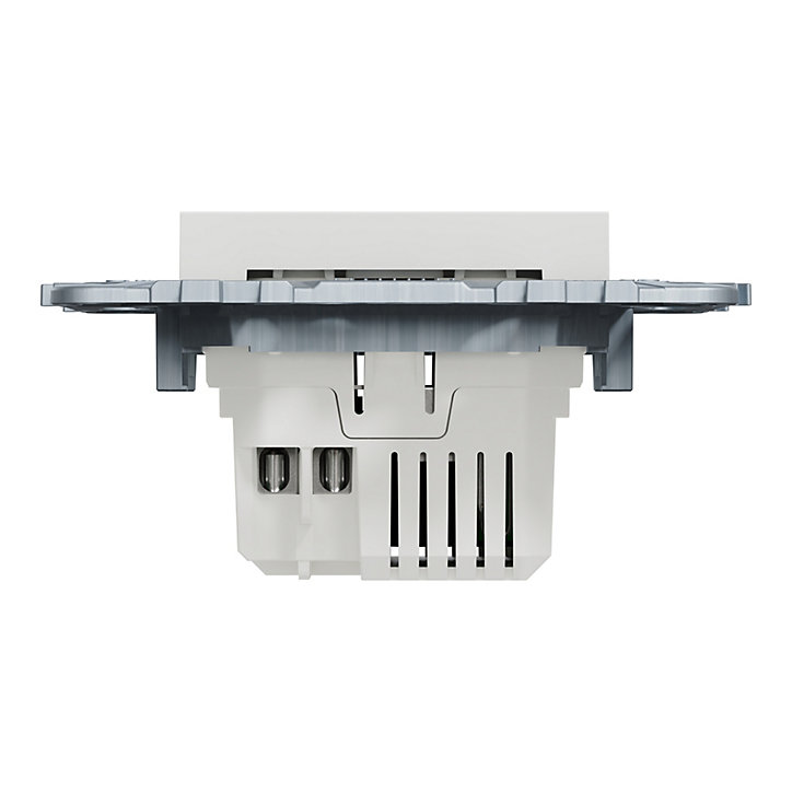 Chargeur USB double 5Vcc 2,4A type A+C Schneider Electric Unica blanc