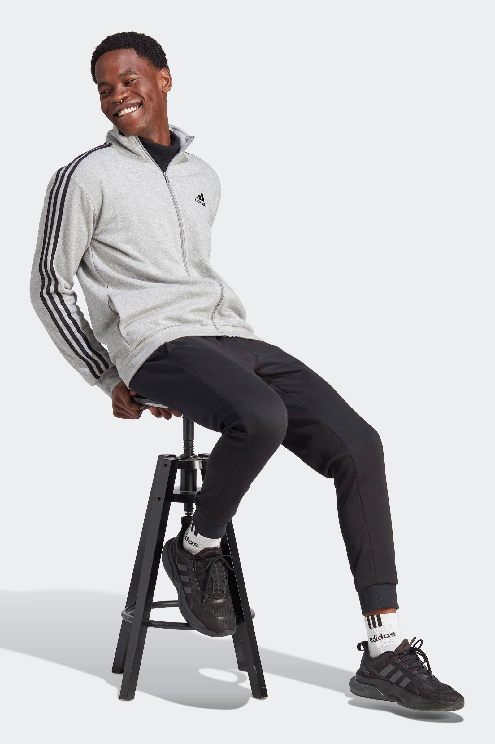 adidas trainingspak grijs/zwary