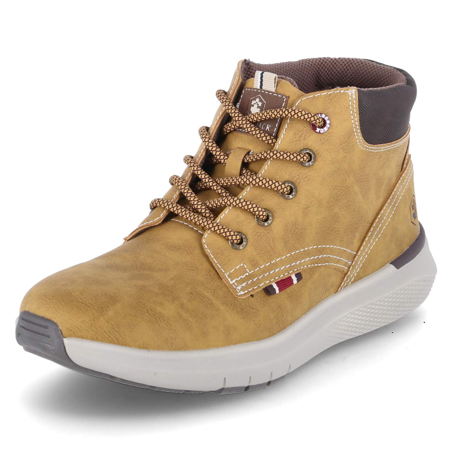 Lumberjack Schnürboots NEIL - yellow/dk brown