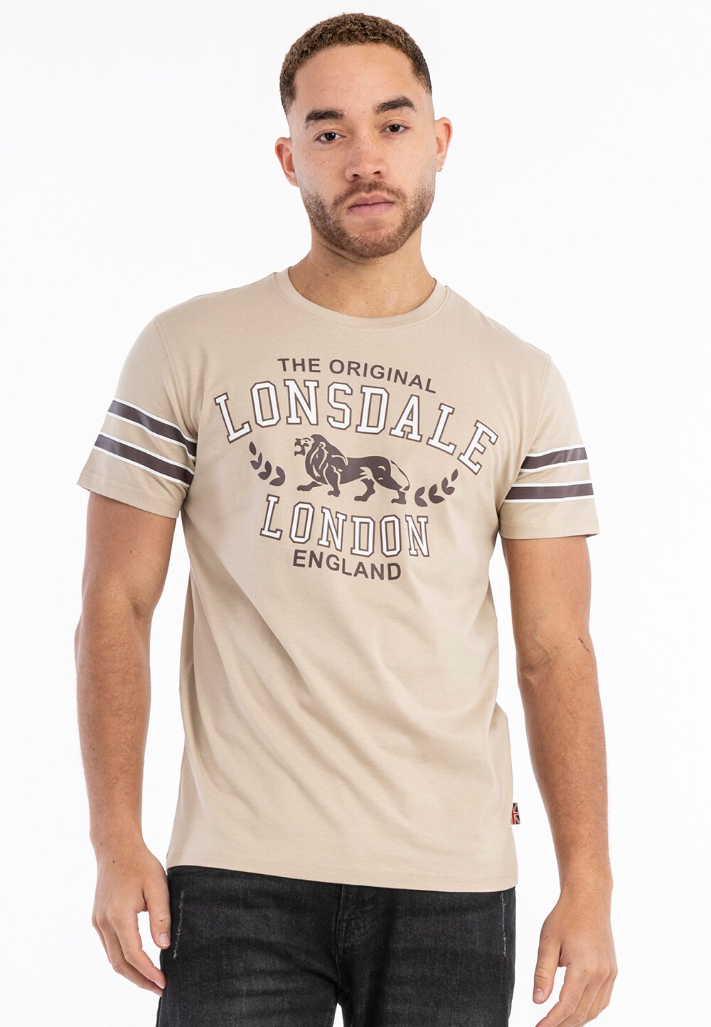Lonsdale Herren T-Shirt normale Passform BROUSTER