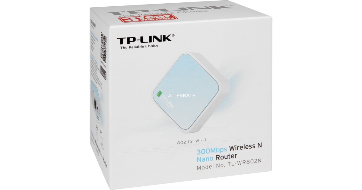 TP-LinkTL-WR802N Wireless N Nano Router 300Mbps