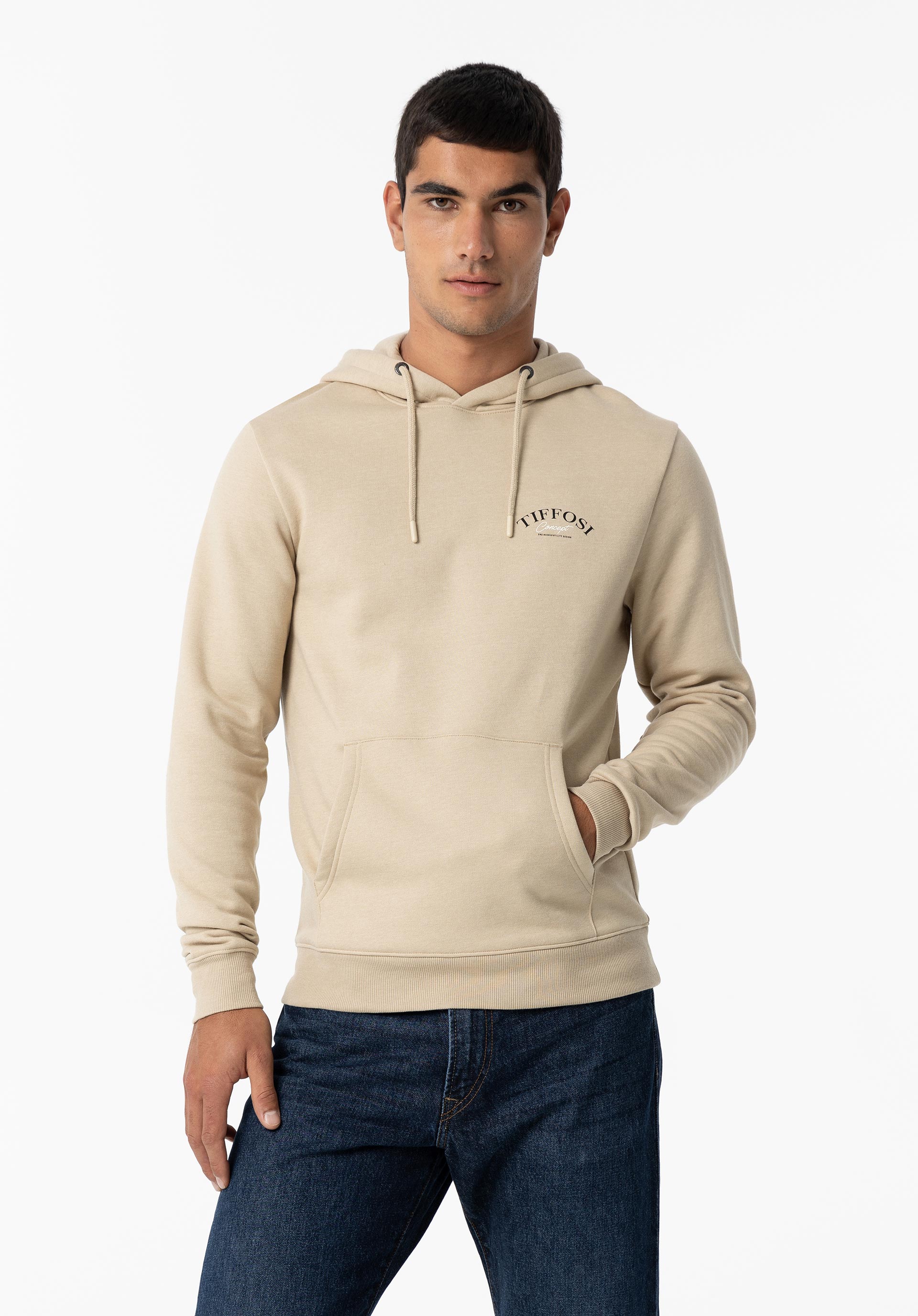 Hoodie com Estampado Frontal