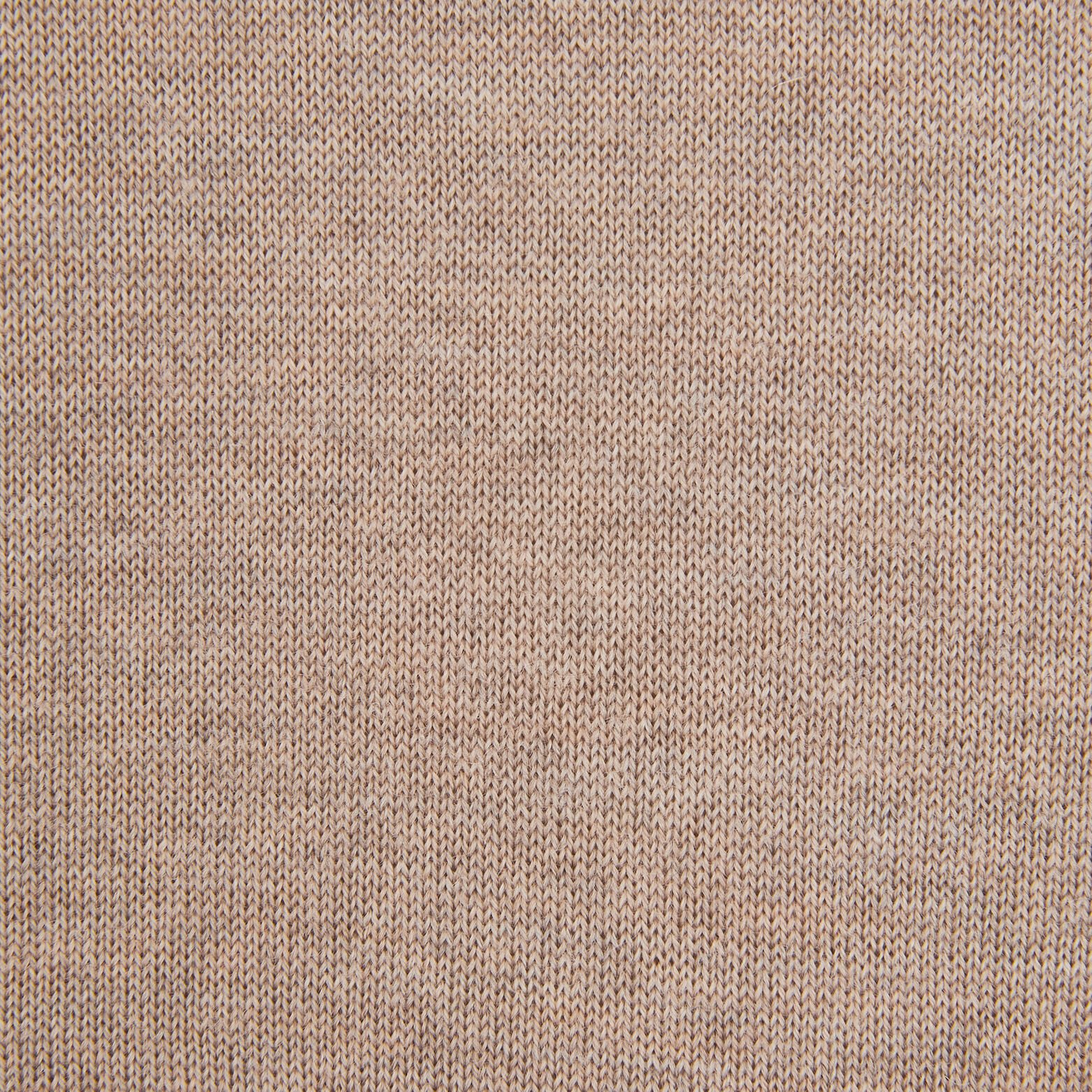 Pull col rond en laine mérinos Beige