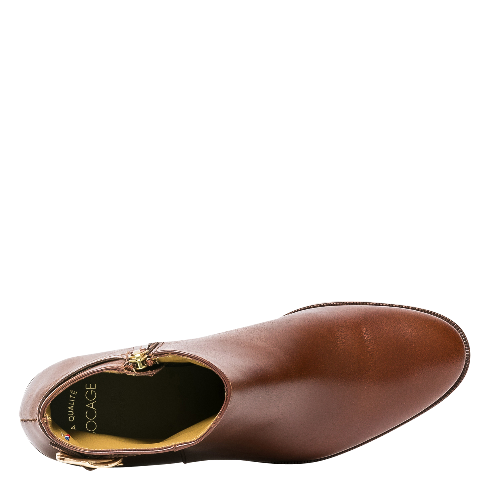 SIDONIE - Boots en cuir| Marron