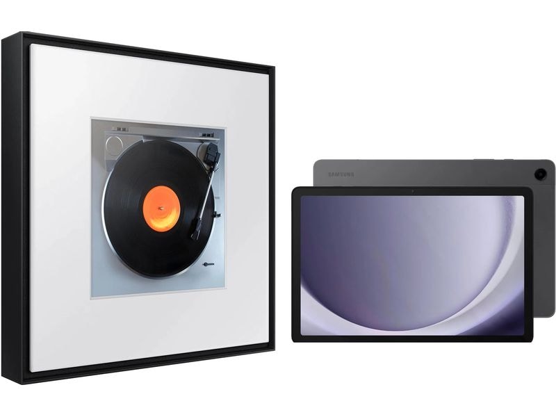 Samsung Soundbar Music Frame Bundle Inkl. Tab A9 2-Kanal Soundbar inklusive Galaxy Tab A9 Wi-Fi, 64G