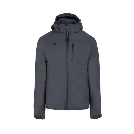 Jaqueta Izas Minto M Soft Shell com capuz removível e forro de lã.