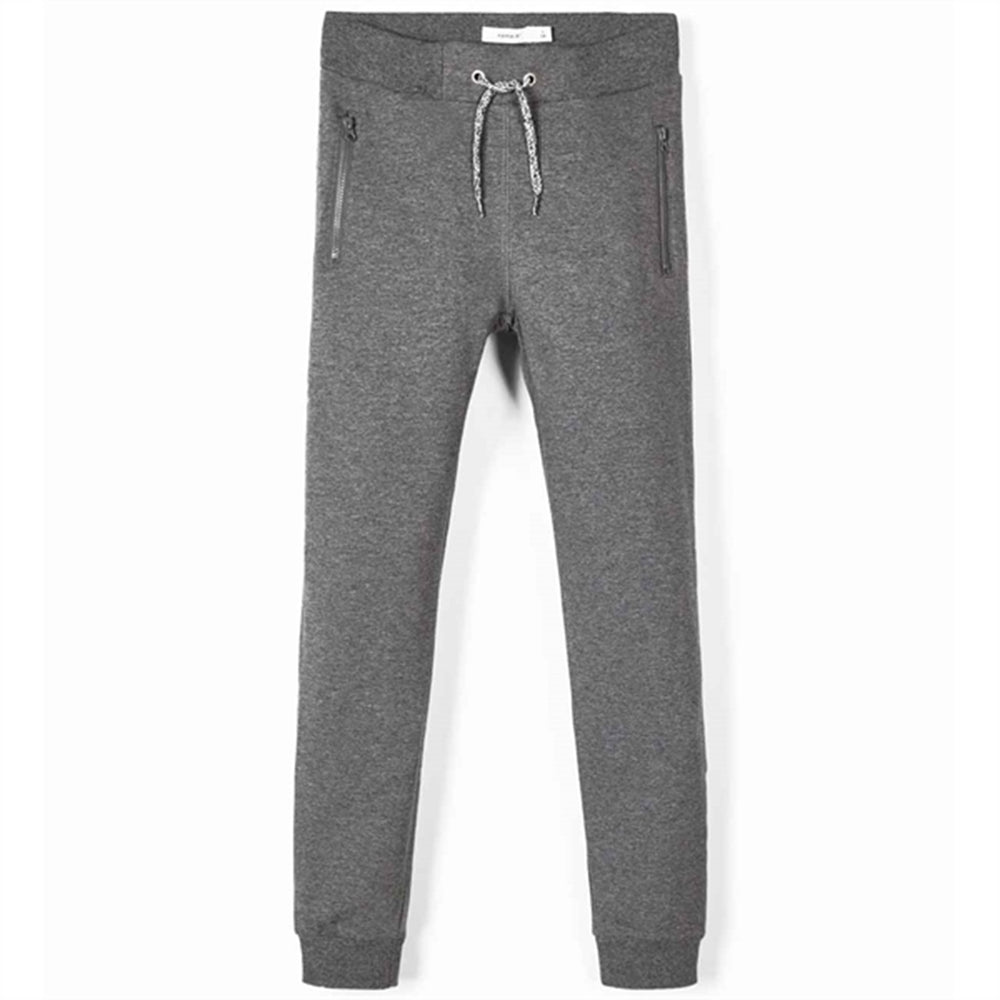Dark Grey Melange Honk Bru Noos Sweatpants - Name it