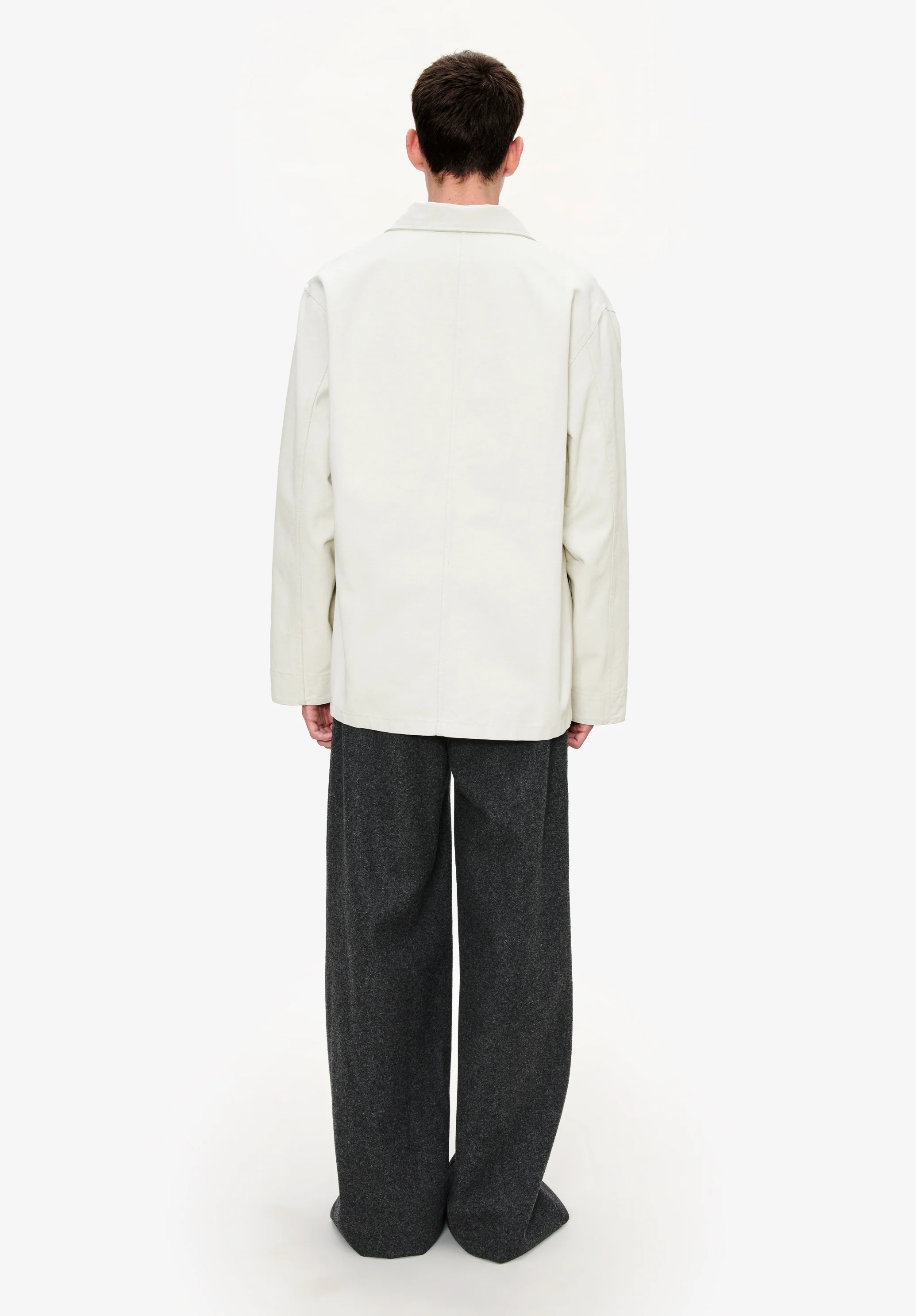 Veste surchemise ample - Craie
