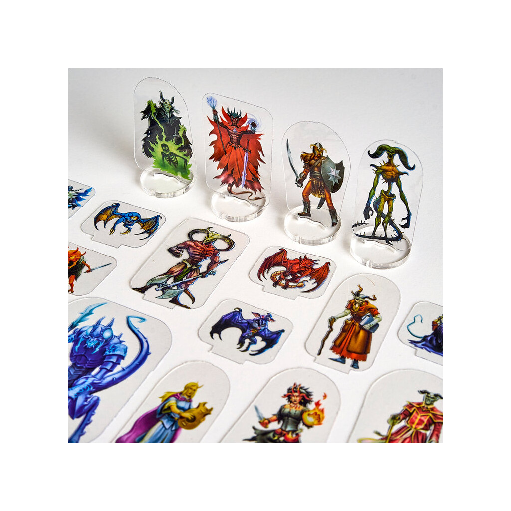 Flat Plastic Miniatures - Demonblood - 62 Pieces