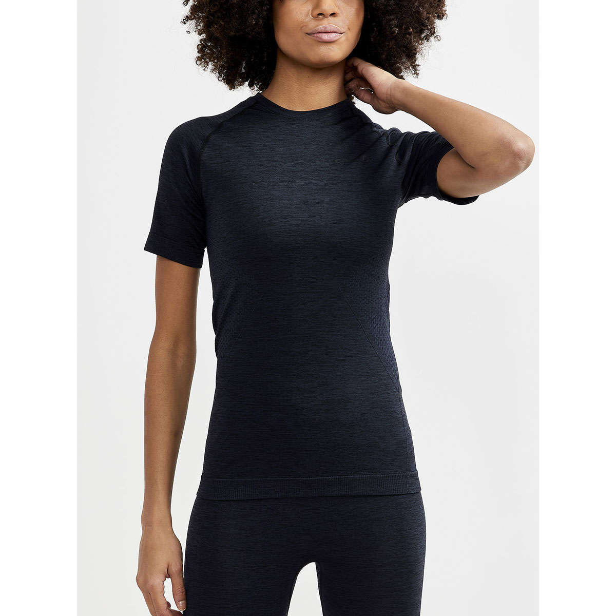 Craft CORE Dry Active Comfort Hardloopshirt Korte Mouwen Zwart Dames