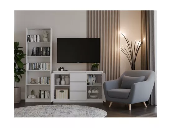 Commode Malwa 2D3S WHITE