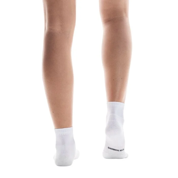 On Unisex Strømper Core Run Socks Mid 2 Pair Hvid