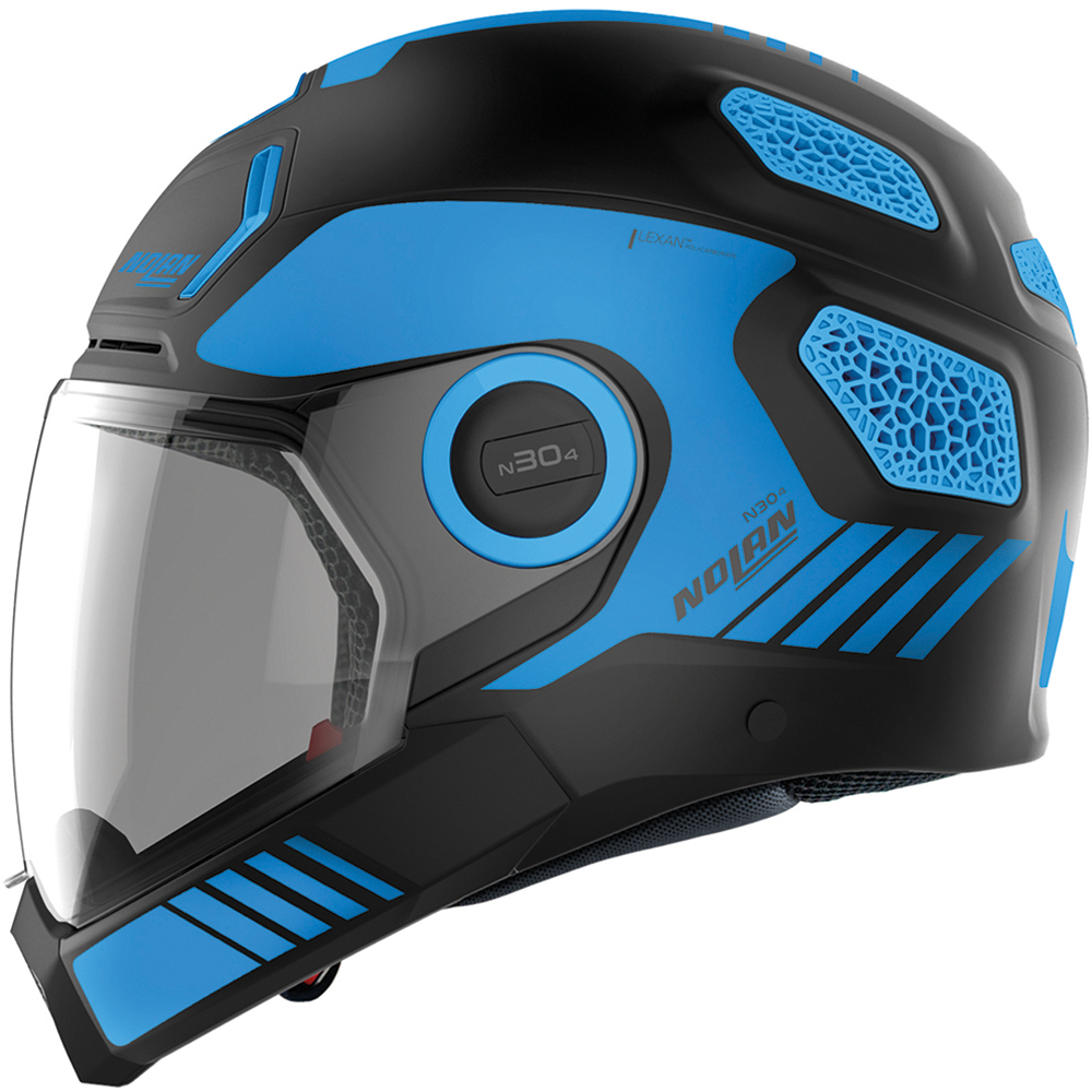 Nolan - Casque N30-4 VP Uncharted Noir Mat / Bleu
