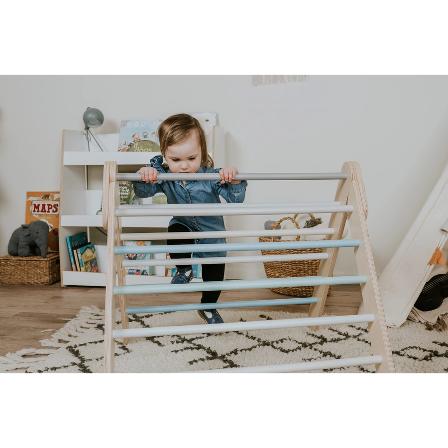 LEG & GO Kletterdreieck – Kletterwand (schwedisch) 2in1, pastell