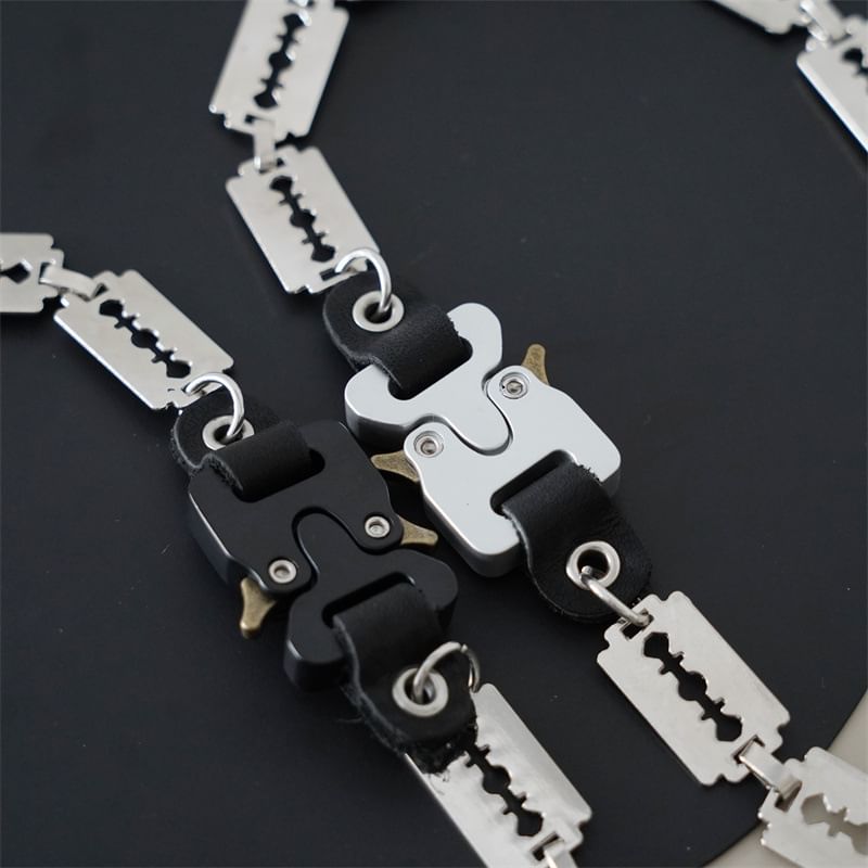 BABLIBU - Scheermesgesp legering ketting
