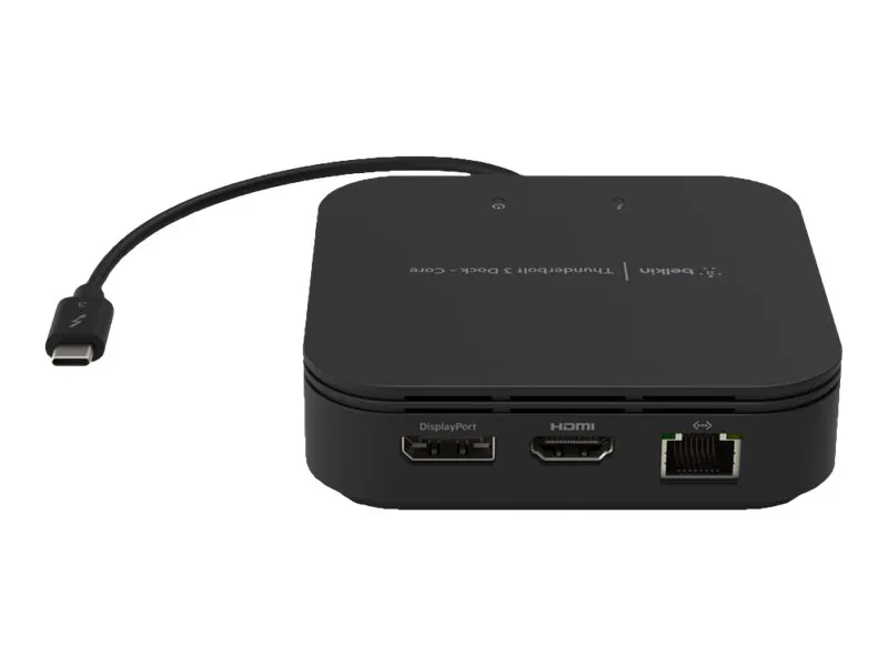 Belkin Thunderbolt 3 Dock Core - Dockingstation - Thunderbolt 3 - HDMI, DP - 1GbE