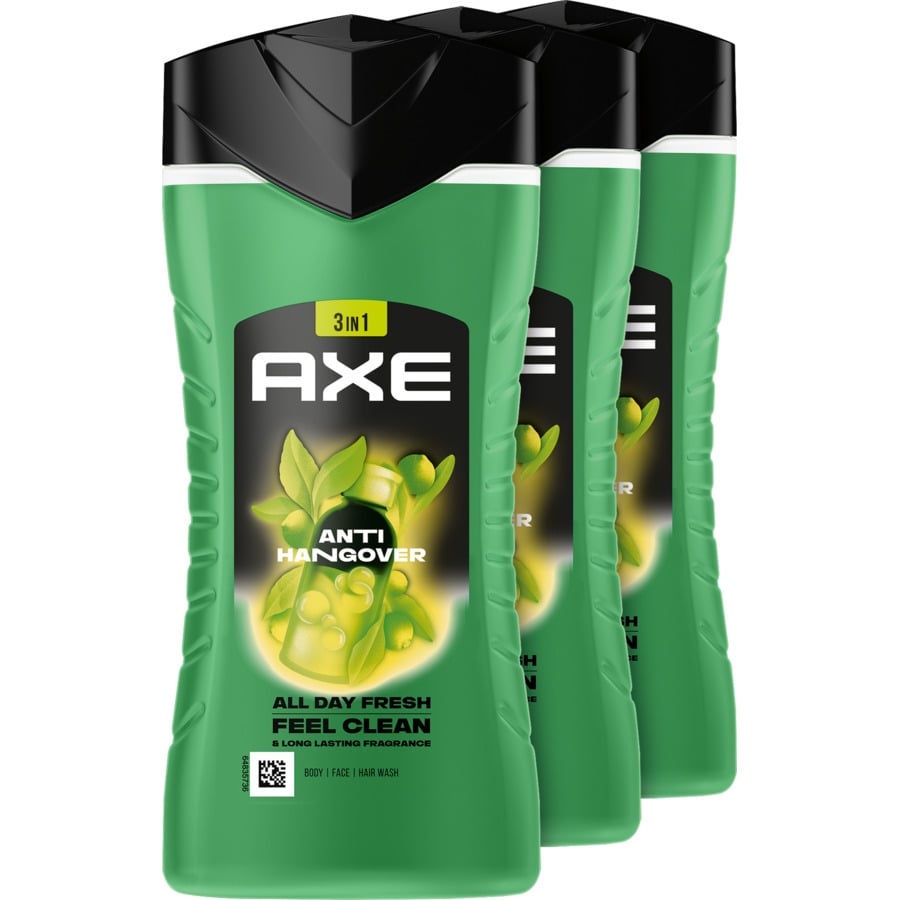 Axe 3in1 Duschgel Alaska All Day Fresh 3 x 250 ml