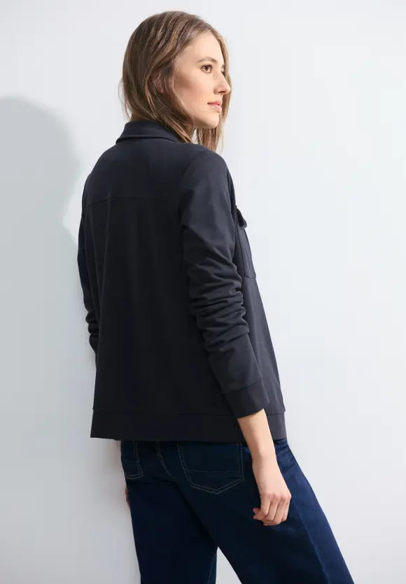 Interlock Shirtjacke - universal blue
