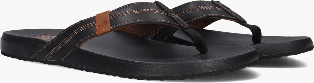 REEF zwarte reef teenslippers cushion phantom