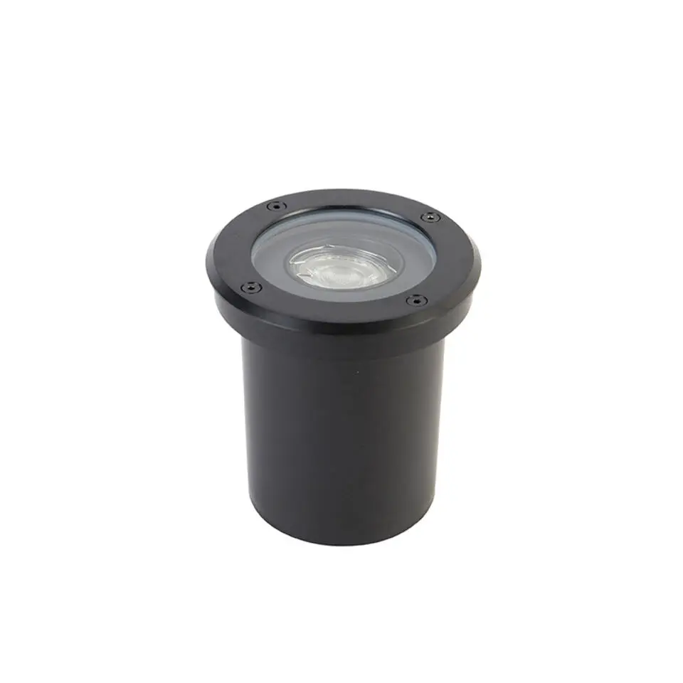 Qazqa grondspots delux zwart gu10