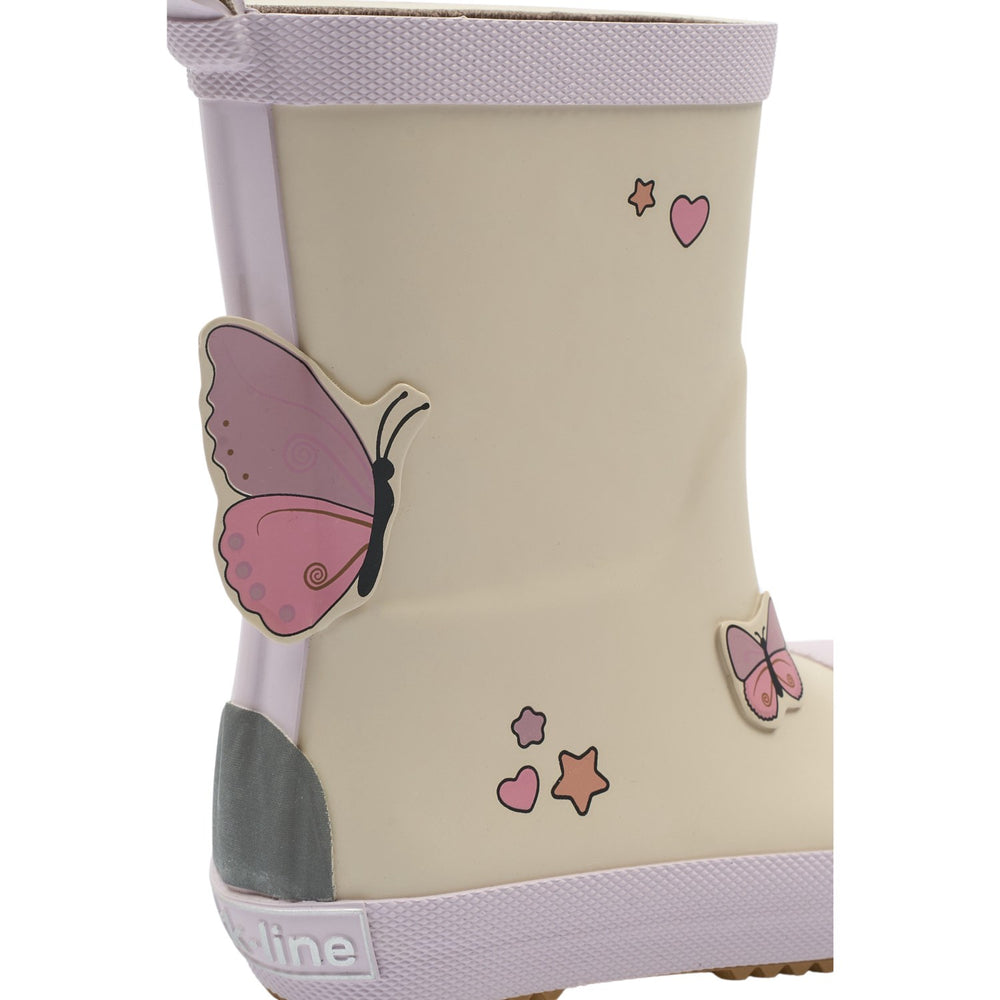 Køb Mikk-Line Oyster Gray Gummistøvler Butterfly Barefoot