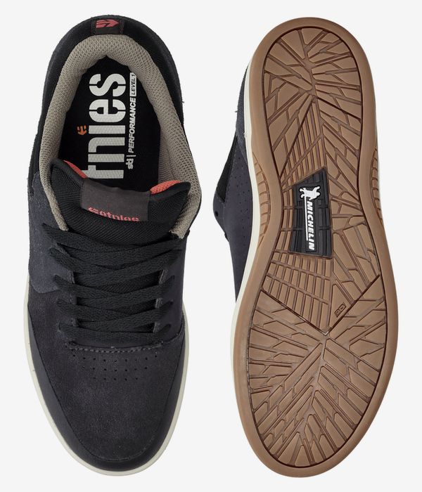 Etnies Marana Schuh (dark grey black red)