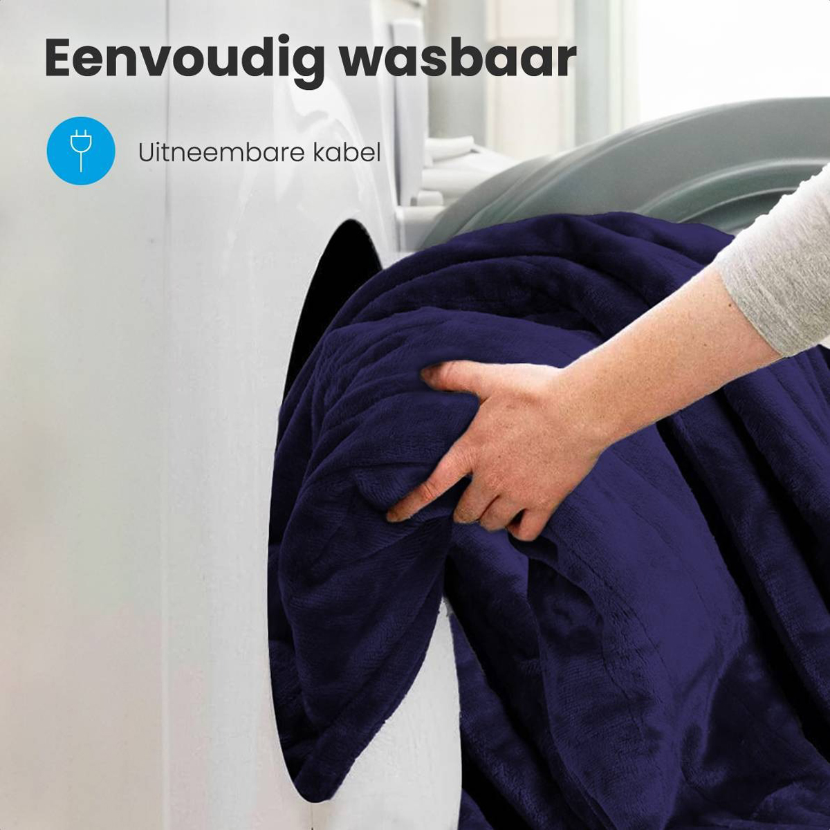 Auronic 1-Persoons elektrische deken - Blue