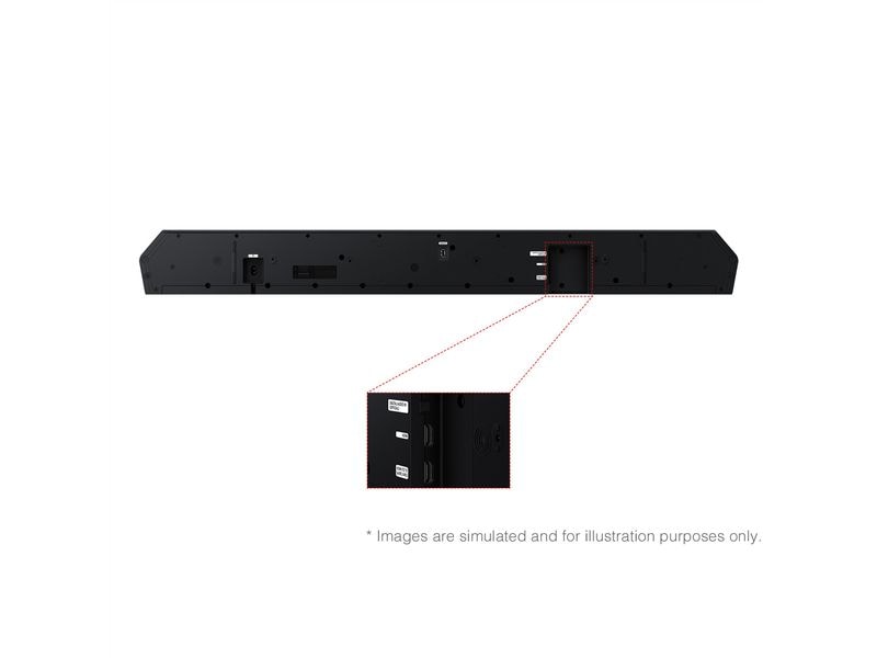 Samsung Soundbar HW-Q800F 5.1.2 Soundbar mit 500 Watt Subwoofer