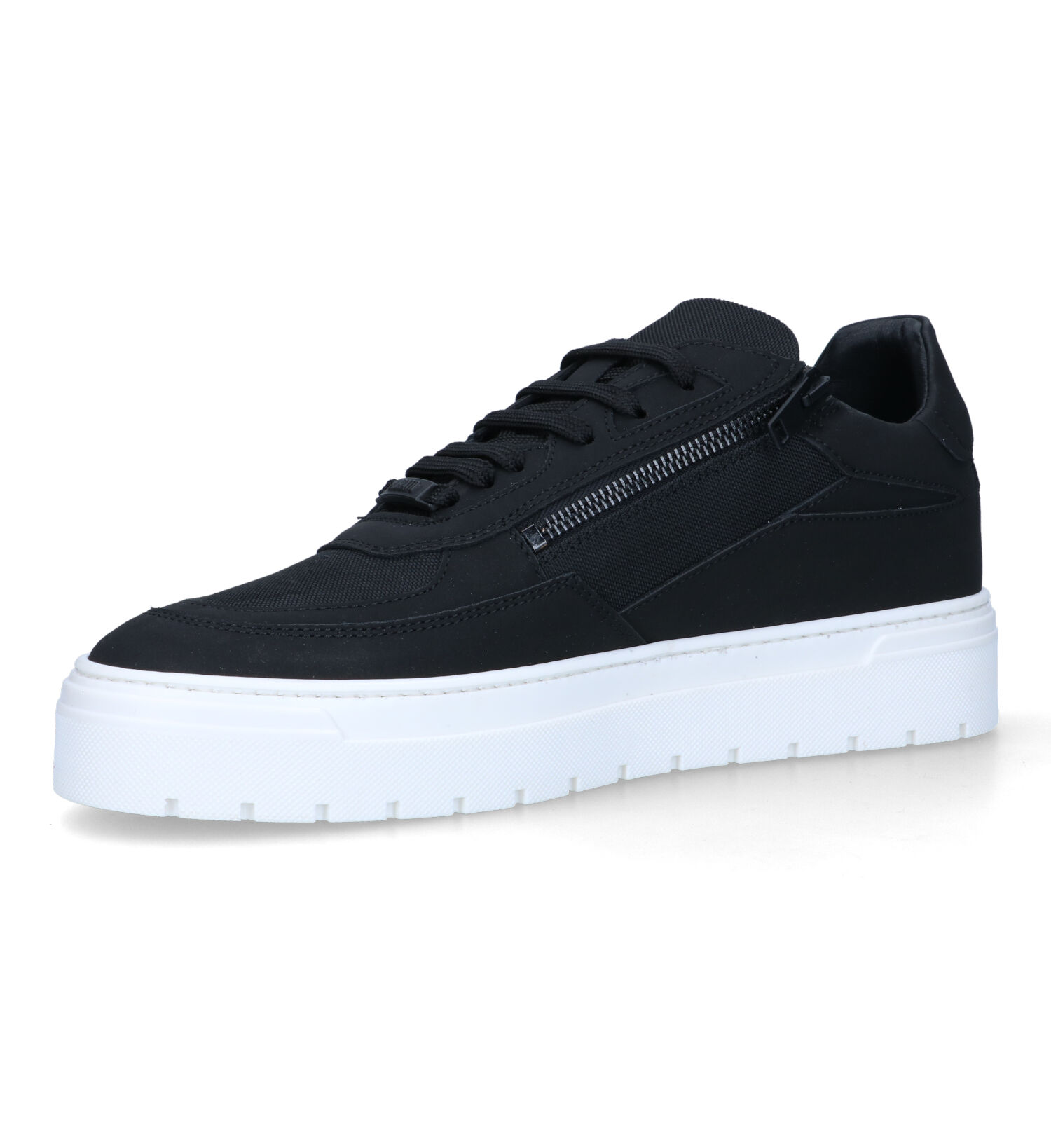 Veterschoenen zwart
