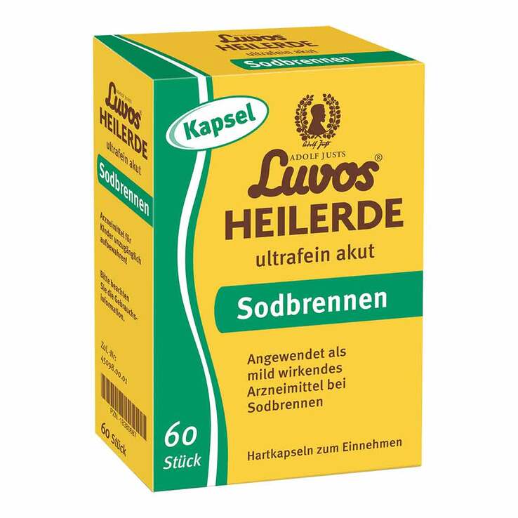 Luvos Heilerde ultrafein akut Sodbrennen Kapseln, 60 St