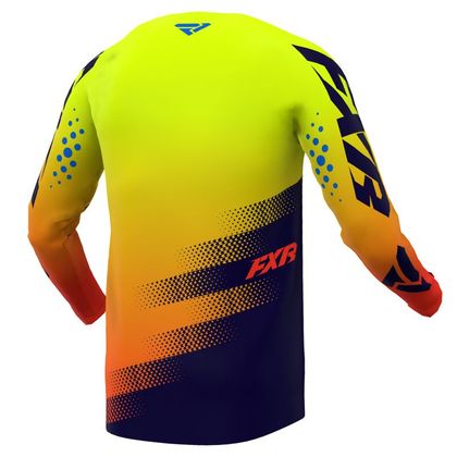 Maillot cross FXR CLUTCH MIDNIGHT/HIVIS/NUKE RED 2022 - Jaune / Orange