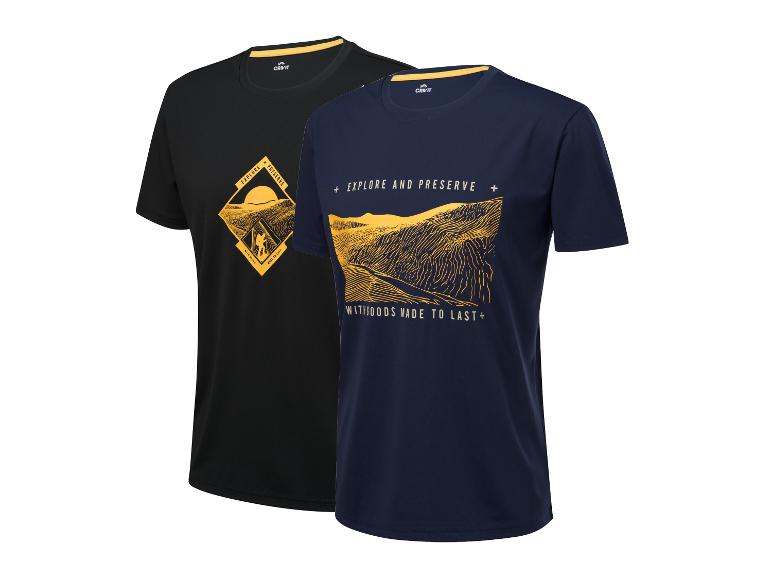 2 heren sportshirts