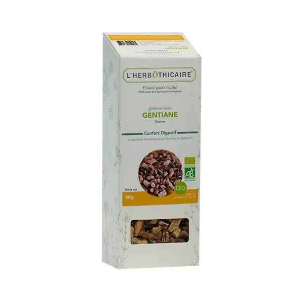 Chá de ervas de genciana L'Herbôthicaire 80g