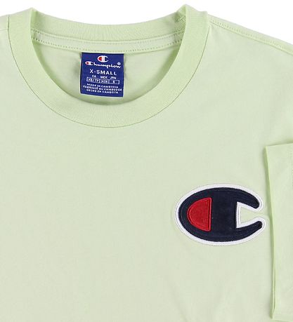 Champion Fashion T-Shirt - Pastelgrün m. Logo