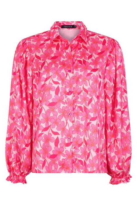 Ydence roze dames blouse