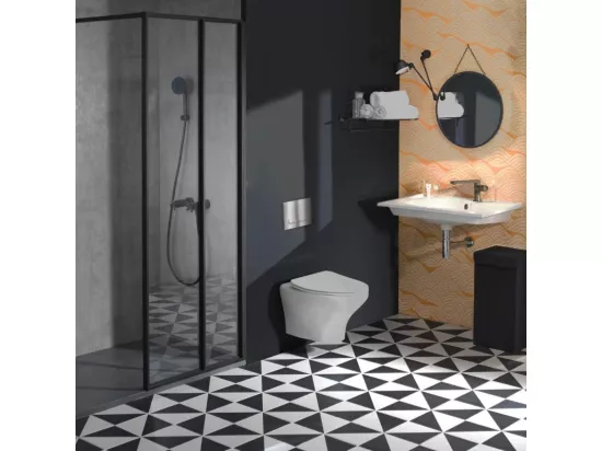 Abattant compact extra-plat JACOB DELAFON Nouvelle Vague descente progressive et déclipsable