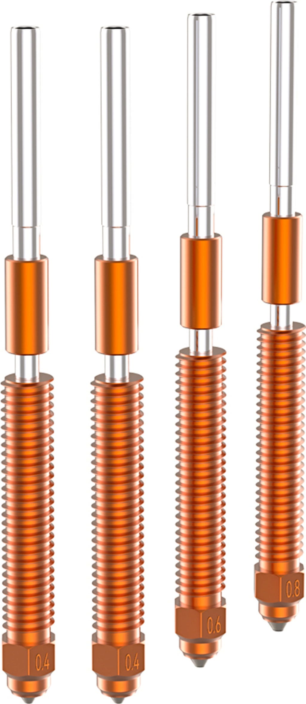 Creality  Unicorn K2P Quick Swap Nozzle Kit    Set von Schnellwechseldüsen für Creality