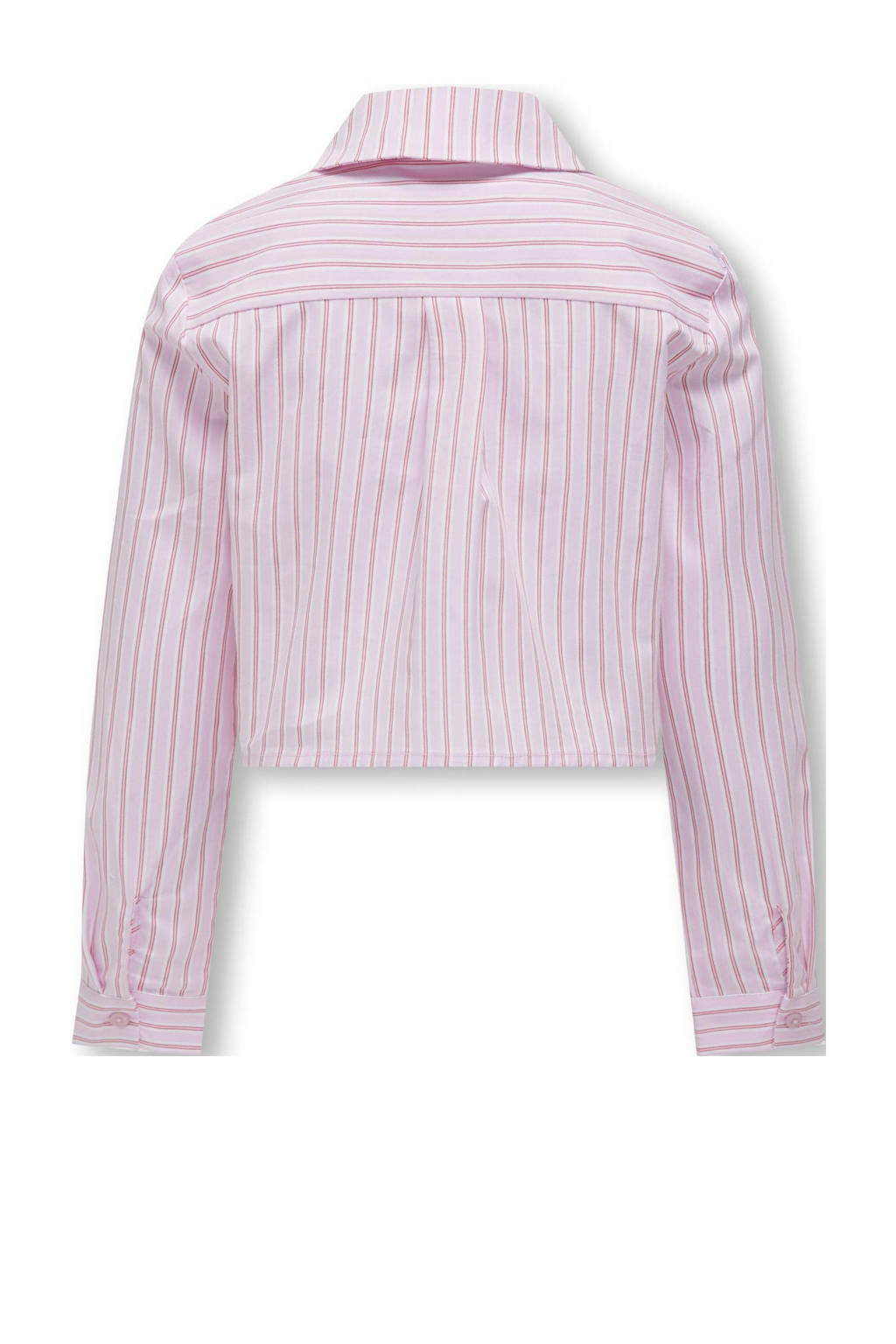 ONLY gestreepte blouse KOGHOLLY roze/wit