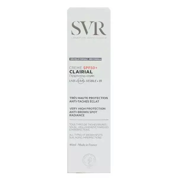 SVR Clairial Creme Spf50+ 40ml