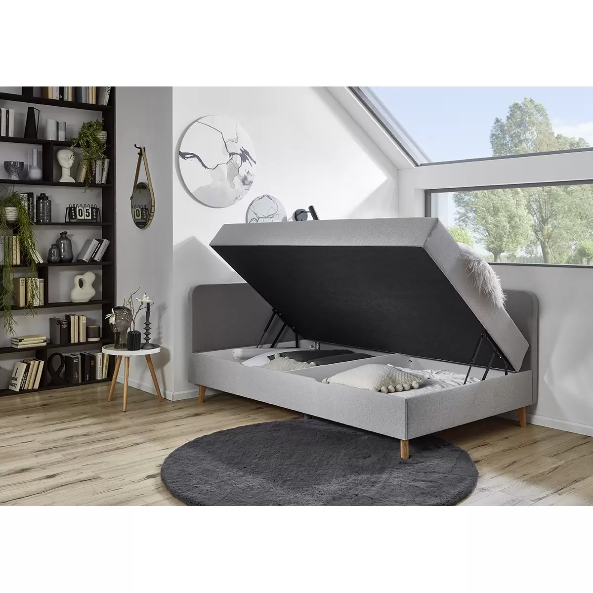 Polsterliege Cabana 90x200 Grau