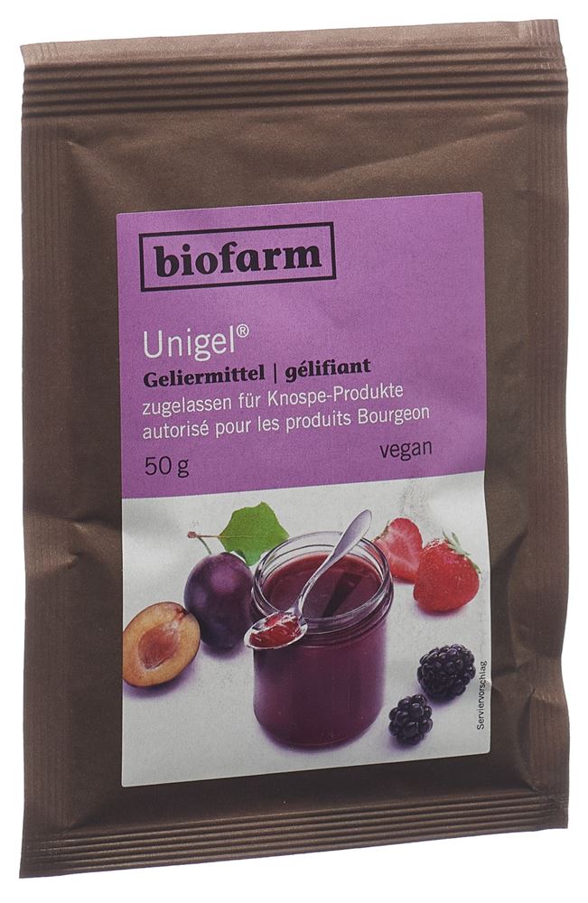 UNIGEL zugelassen für Knospe-Produkte Btl 50 g