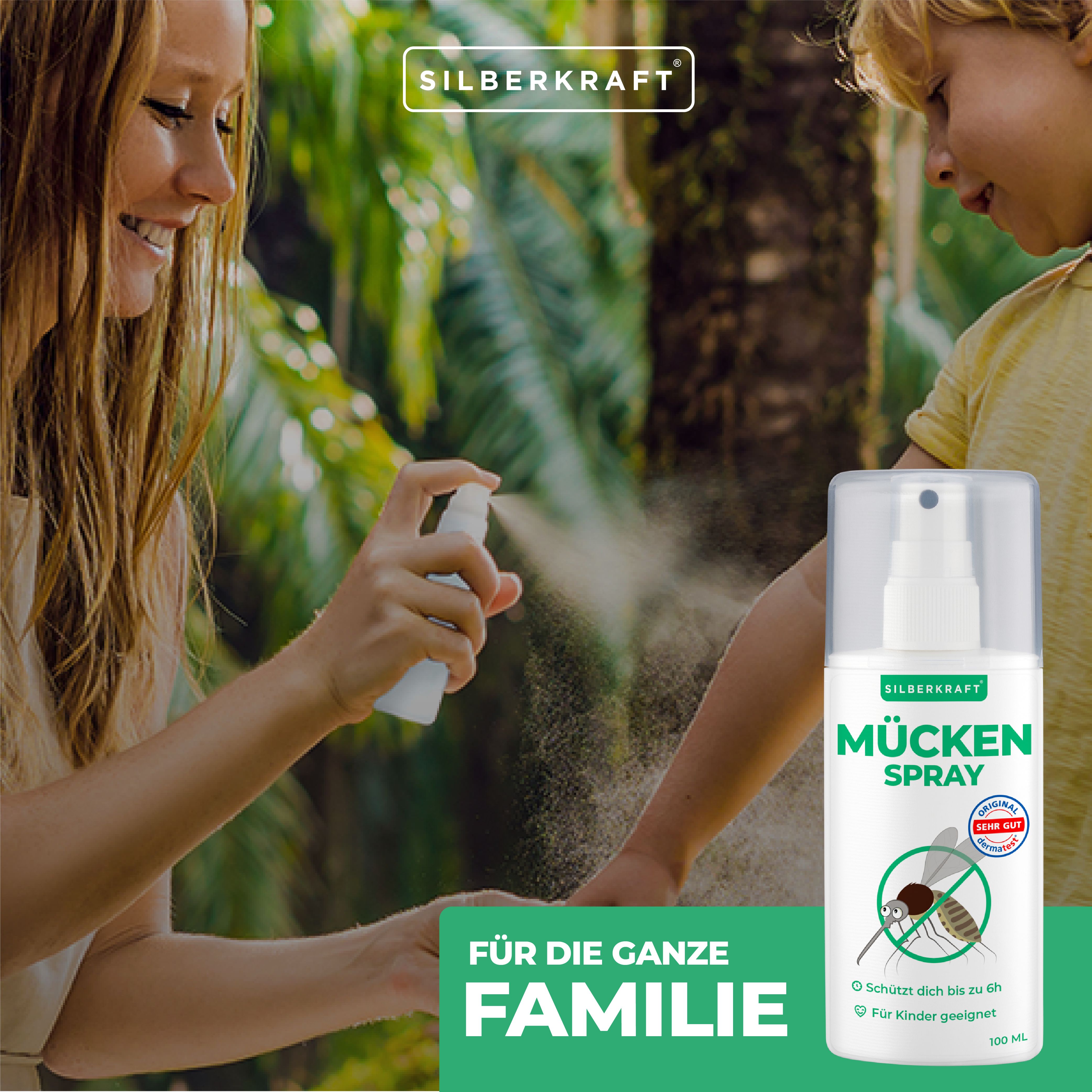 SILBERKRAFT Mückenspray