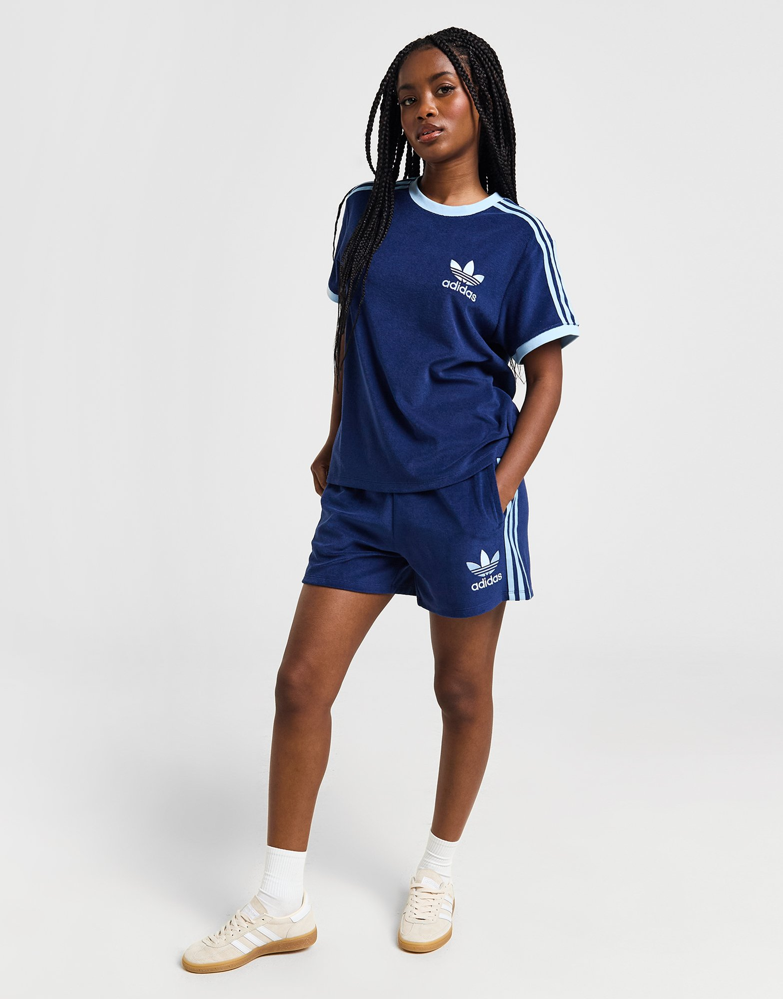 adidas Originals Short Éponge 3-Stripes Femme