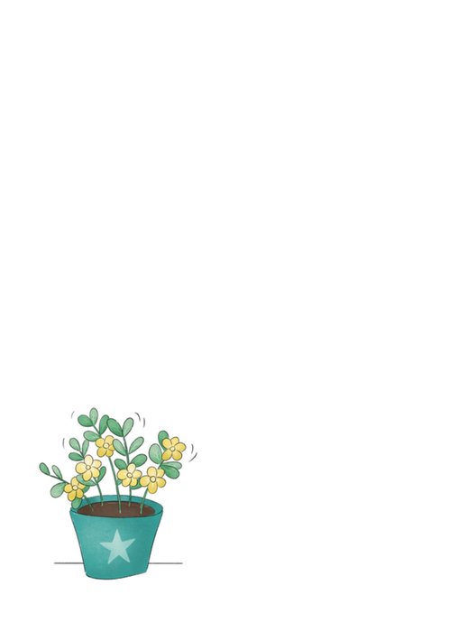 Studio Fred Illustraties | Bedankt kaart | Vos | Bloemen